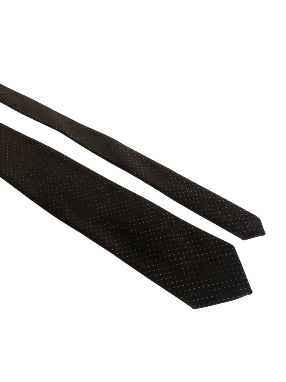 Ambassador Polyester Tie Mens Necktie Brown Small Tan Dots Office Work Gift